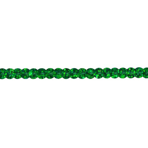70899 Trim Sequin 6mm Emerald