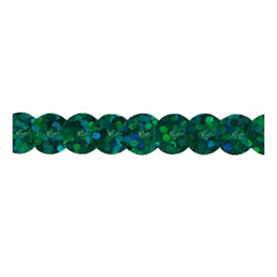 70900 Trim Sequin 6mm Forest Green