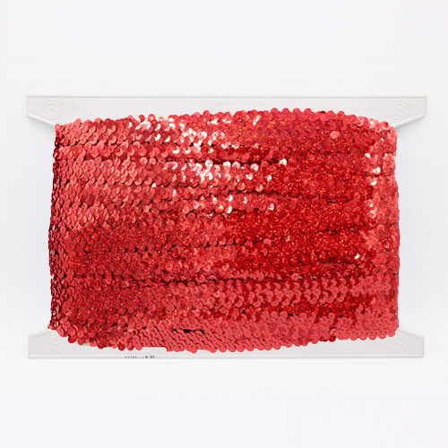 70904 Trim Sequin 20mm Red