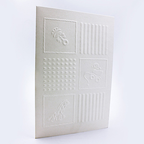 73358 Card & Envelope Set Blank Baby Card