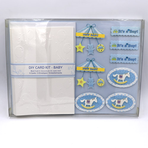 73361 Diy Card Kit Baby Boy