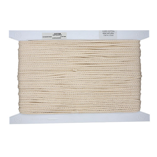 73974 Sullivans 4mm Cotton Cord - Natural 50mts
