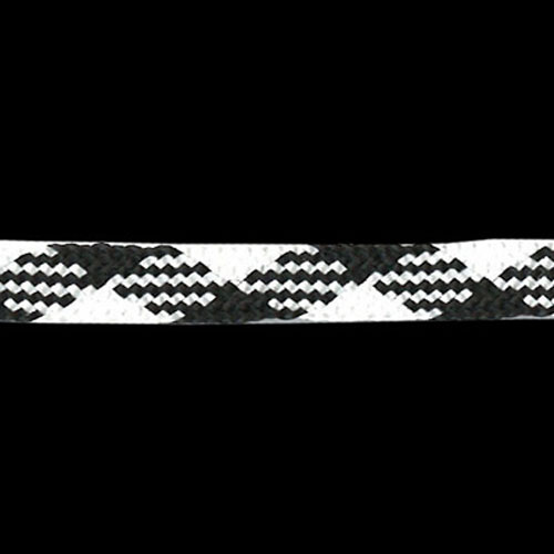 74013 Braid 6mm Black White