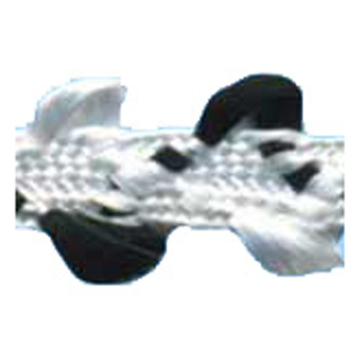 74014 Braid 10mm Black White