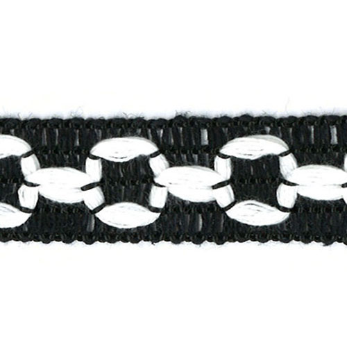 74018 Braid 20mm Black White