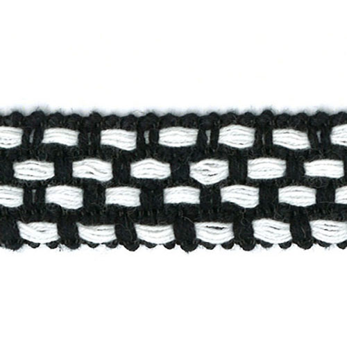 74019 Braid 21mm Black White