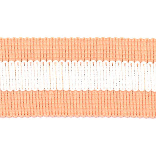 74351 Braid Tracksuit 28mm Peach White
