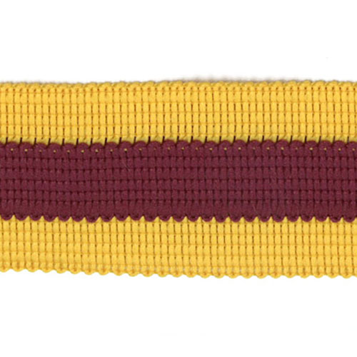 74353 Braid Tracksuit 28mm Gold Maroon