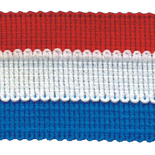 74355 Braid Tracksuit 32mm Red White Royal