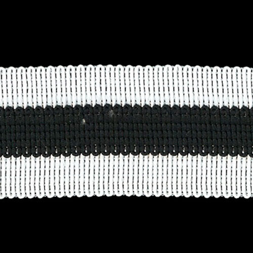 74368 Braid Tracksuit 28mm White Black