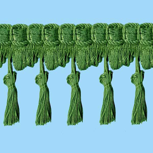 74750 Braid Tassel 80mm Green