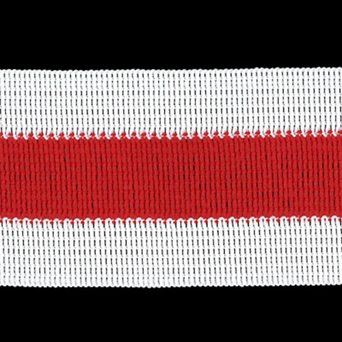 74805 Braid Tracksuit 40mm White Red White