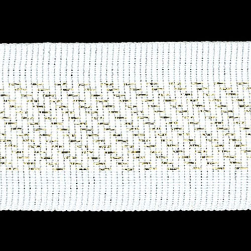 74922 Braid 40mm White Gold Lurex