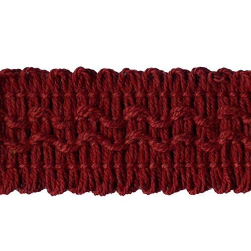 74976 Braid 25mm Burgundy