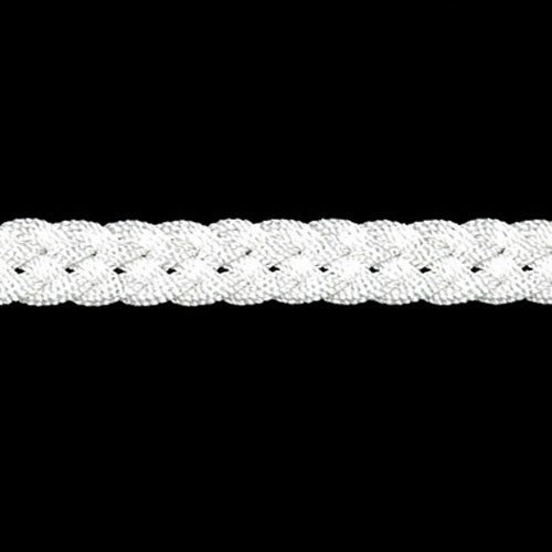 75090 Braid Plaited 8mm White