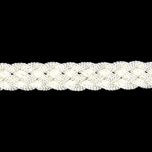 75091 Braid Plaited 8mm Cream
