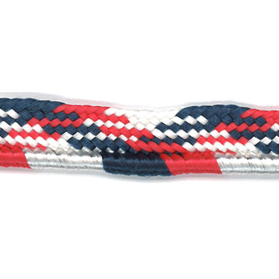 75276 Bias Piping 8mm Red White Navy