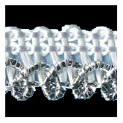 75299 Braid 10mm White Silver Lurex