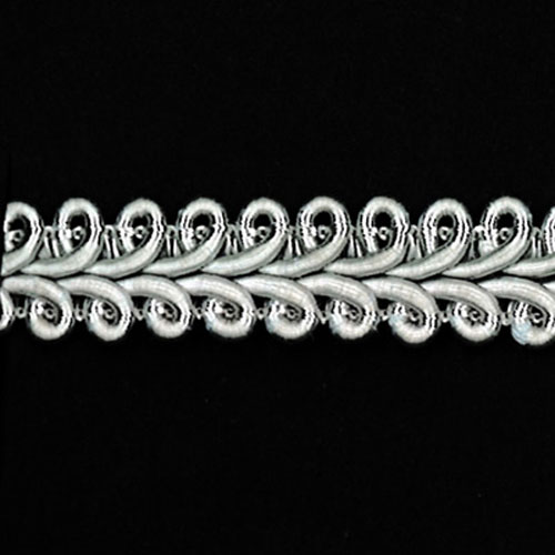 75530 Braid Gimp 13mm Silver Grey