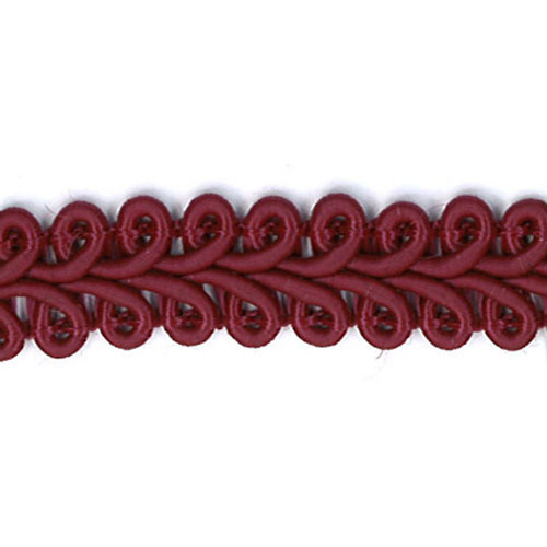 75537 Braid Gimp 13mm Burgundy