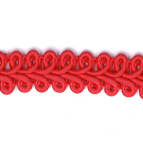 75538 Braid Gimp 13mm Atom Red