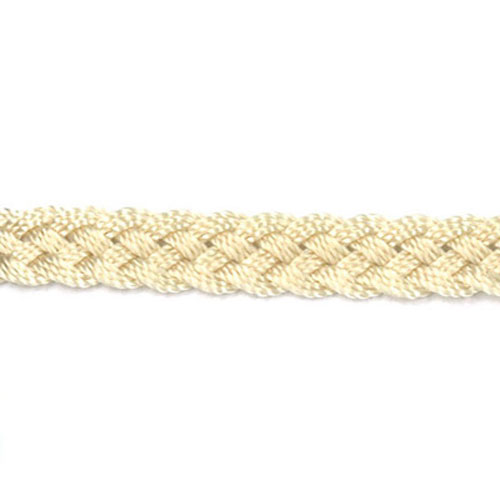 75624 Braid Plaited 8mm Rich Cream