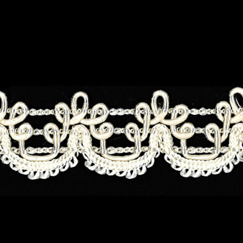 75630 Braid Gimp 25mm Cream