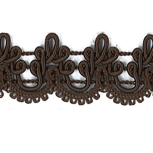 75634 Braid Gimp 25mm Brown