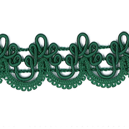 75635 Braid Gimp 25mm Hunter Green