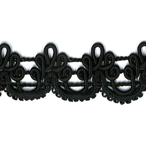 75637 Braid Gimp 25mm Black