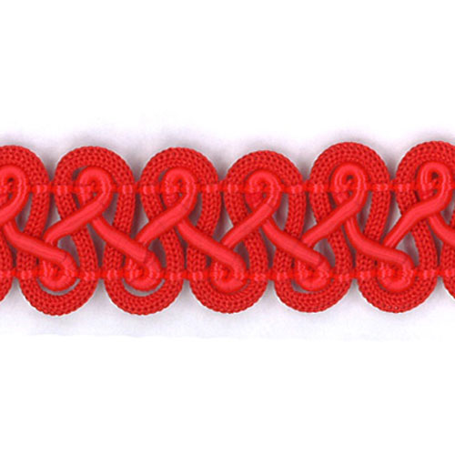 75738 Braid Gothic 18mm Atom Red