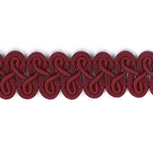 75739 Braid Gothic 18mm Burgundy