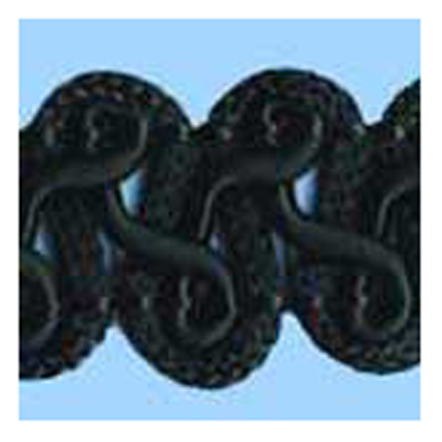 75748 Braid Gothic 18mm Black
