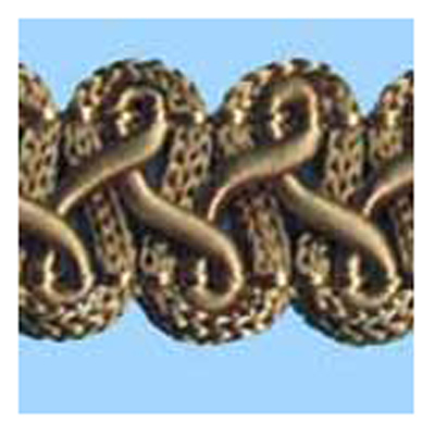 75750 Braid Gothic 18mm Beige