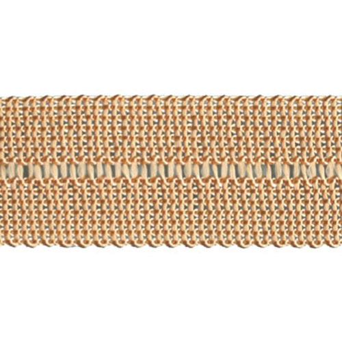 75828 Braid Fold Over 25mm Peach