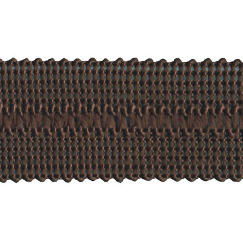 75886 Braid Fold Over 20mm Brown