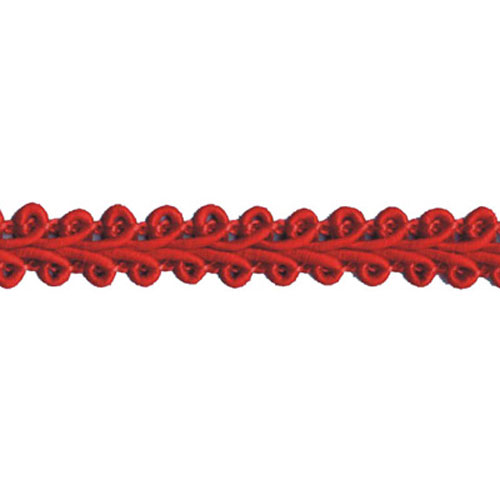 75953 Braid Gimp 9mm Atom Red