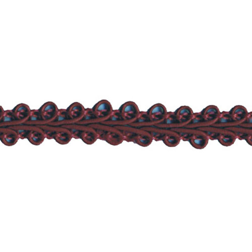 75955 Braid Gimp 9mm Burgundy