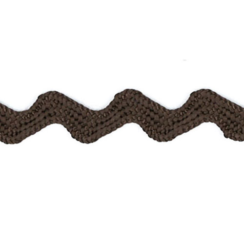 75998 Braid Braid Ric Rac 10mm Brown