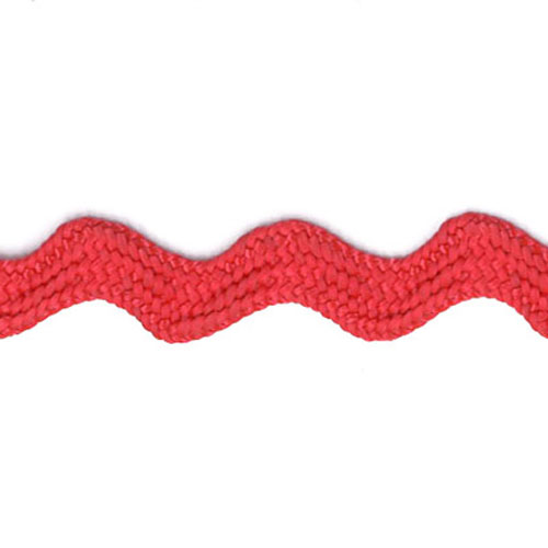 76001 Braid Braid Ric Rac 10mm Atom Red