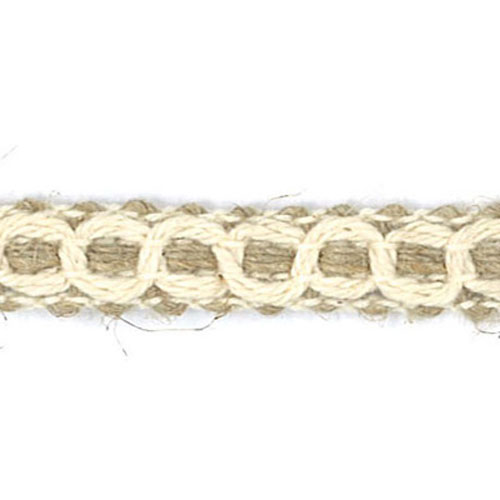 76020 Braid 9mm Jute Cream Cotton