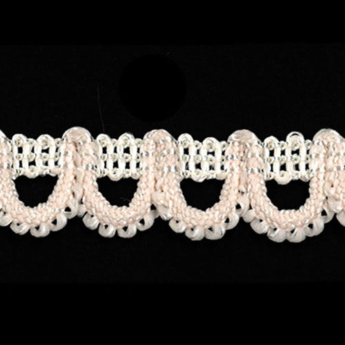 76098 Braid Looped 15mm Soft Pink