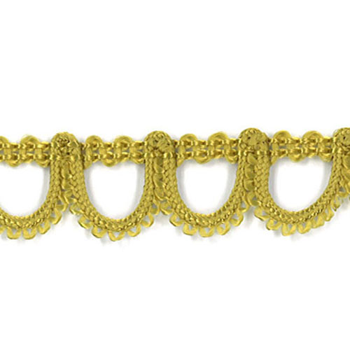 76100 Braid Looped 15mm Khaki