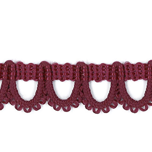 76103 Braid Looped 15mm Burgundy