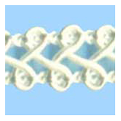 76234 Braid Gimp Crochet 8mm Cream