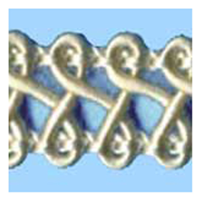 76238 Braid Gimp Crochet 8mm Wheat