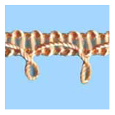 76302 Braid Looped 10mm Peach