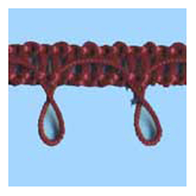 76308 Braid Looped 10mm Burgundy