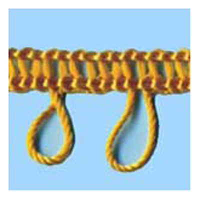 76314 Braid Looped 10mm Burnt Gold