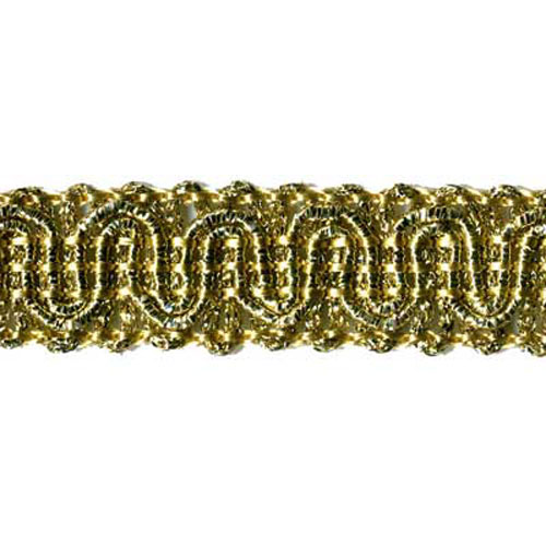 76342 Braid 15mm Metallic Gold